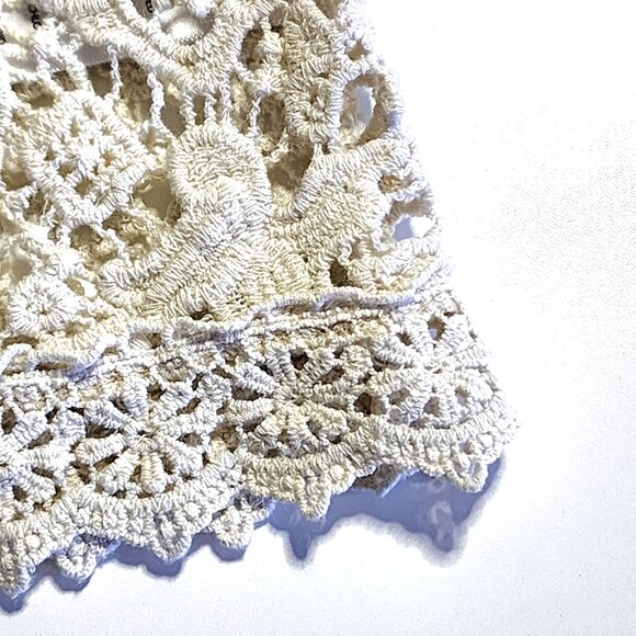 Urban Outfitters Ecoté cream crochet tank top - Picture 4 of 10